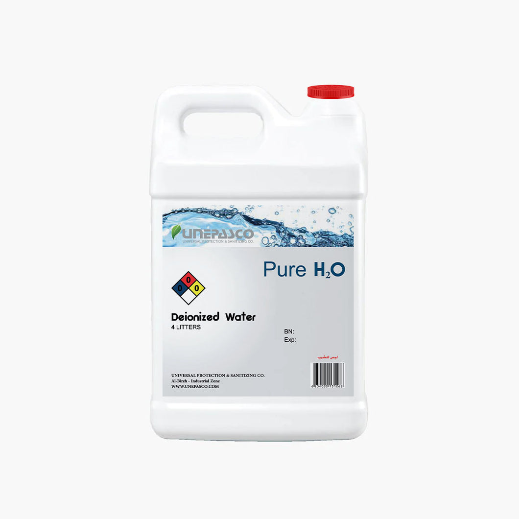 Unepasco Pure Deionized Water 4L