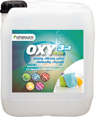 OxyPlus 3 in 1 Floors & Bathrooms Disinfectant, Cleanser, and Perfumer 10L